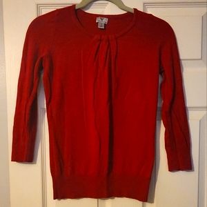 Worthington Sweater Red Crew Neck